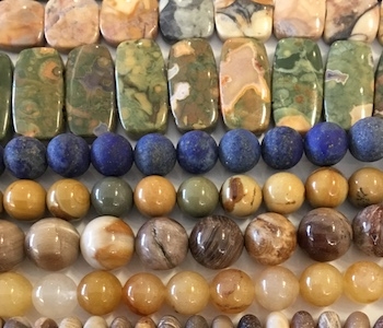 Natural Beads - Gemstone Beads - Wood and Clay Beads