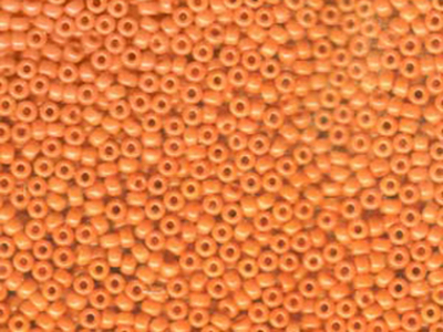 Japanese Miyuki Glass Seed Bead Size 11 - Orange - Opaque Finish