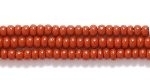 Czech Glass Seed Bead Size 11 - Light Brown - Opaque Finish