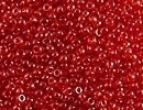 Japanese Miyuki Glass Seed Bead Size 15 - Ruby - Transparent Finish