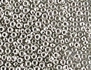 Japanese Miyuki Glass Seed Bead Size 15 - Palladium Plated - Metallic Finish