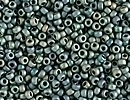 Japanese Miyuki Glass Seed Bead Size 15 - Patina Iris - Matte Metallic Iridescent Finish