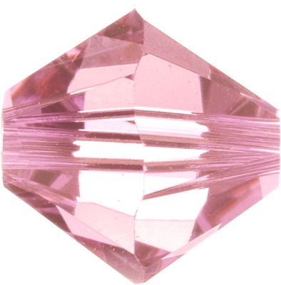 Swarovski 5328 4mm Light Rose Bead