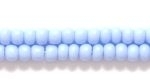 Czech Glass Seed Bead Size 8 - Pale Blue - Opaque Finish