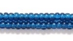 Czech Glass Seed Bead Size 8 - Montana Blue - Transparent Finish