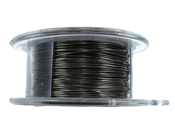 26 Gauge Round Gunmetal Hematite Metal Wire - 15 Yards | Base Metal Jewelry and Craft Wire