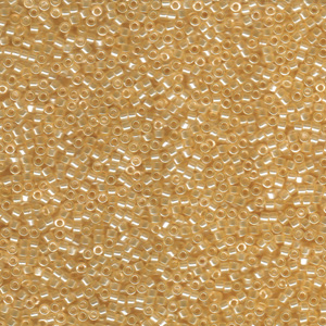 Japanese Miyuki Delica Glass Seed Bead Size 11 - Champagne - Transparent Luster Finish