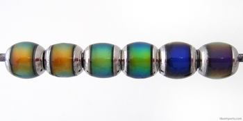 6 x 7mm Mirage Semiround Color-changing Mood Bead | Thermosensitive Specialty Beads