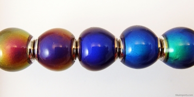 7 x 14mm Mirage Rondell Color-changing Mood Beads | Thermosensitive Specialty Bead