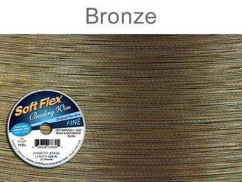 .014 (thin), 21 strand golden bronze Soft Flex Wire | Soft Flex