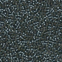 Image Seed Beads Miyuki Seed size 11 grey silver lined