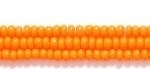 Image Seed Beads Czech Seed size 11 orange opaque