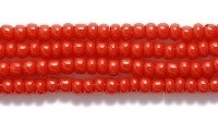 Image Seed Beads Czech Seed size 11 mahogany reddish brown opaque