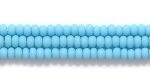 Image Seed Beads Czech Seed size 11 turquoise blue opaque matte