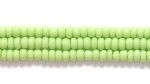 Image Seed Beads Czech Seed size 11 pale green opaque
