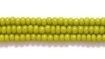 Image Seed Beads Czech Seed size 11 olive green opaque