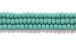Image Seed Beads Czech Seed size 11 blue green opaque matte