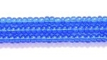 Image Seed Beads Czech Seed size 11 dark sapphire blue transparent
