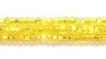 Image Seed Beads Czech Seed size 11 yellow silver lined