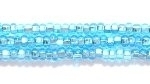 Image Seed Beads Czech Seed size 11 aqua blue silver lined