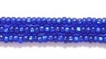 Image Seed Beads Czech Seed size 11 cobalt blue silver lined