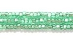 Image Seed Beads Czech Seed size 11 light mint green silver lined