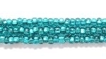 Image Seed Beads Czech Seed size 11 emerald silver lined