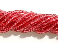 Image Seed Beads Czech Seed size 11 dark pink transparent