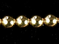 Image Metal Beads 6mm round goldfill