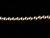 Image Metal Beads 2mm seamed bead goldfill