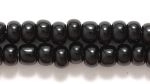 Image Seed Beads Czech pony size 6 black opaque