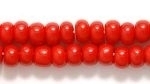 Image Seed Beads Czech pony size 6 dark red opaque