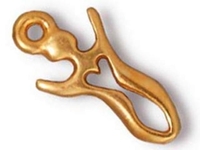 Image Metal Charms goddess gold 17mm