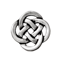 Image Metal Charms Celtic open link antique silver 10mm