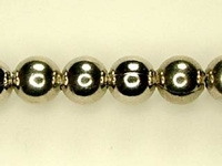 Image Metal Beads 6mm round base metal nickel