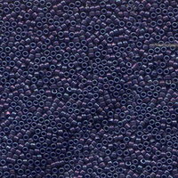 Image Seed Beads Miyuki delica size 11 eggplant opaque luster