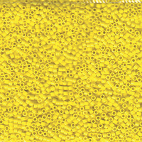 Image Seed Beads Miyuki delica size 11 yellow opaque