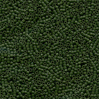 Image Seed Beads Miyuki delica size 11 jade green (dyed) opaque semi-matte