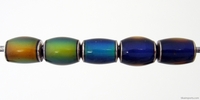 Image Mirage beads barrel 6 x 10mm color changing