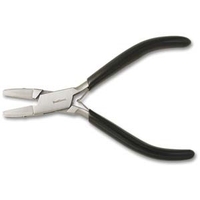 Image double nylon jaw chainnose plier 4.75 inch black