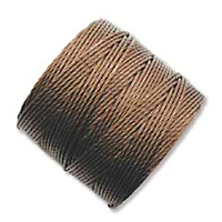 Image .5mm, extra-heavy #18 brown Superlon bead cord