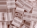 Image Seed Beads Miyuki tila 5x5x1.9 mm crystal transparent matte